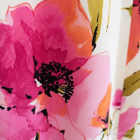 David Meister Floral Silk Dress *NWT* – Strapless / Formal Dress – US 8 - Picture 13 of 16